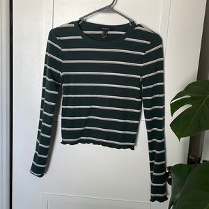 Size medium, forever 21. Green stripes